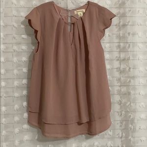 Pink Blouse With Cute Sleeves